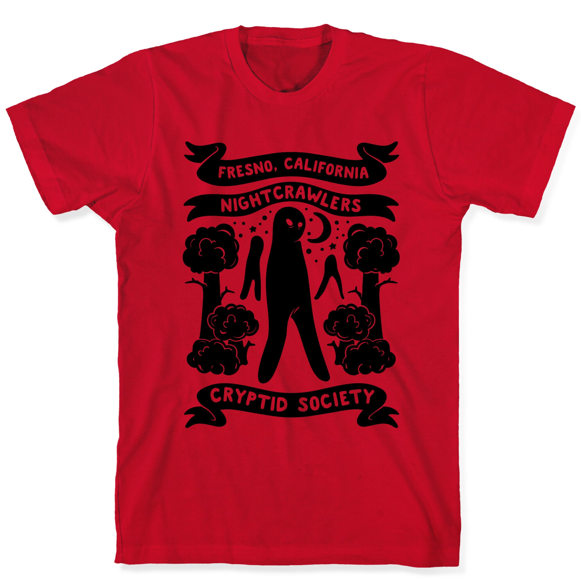 Fresno Nightcrawlers Cryptid Society  T-Shirt